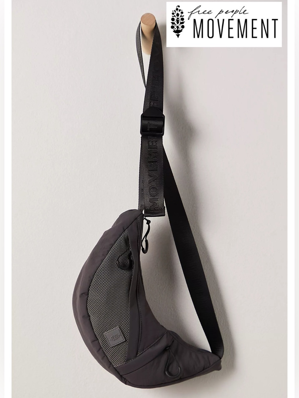 FP Movement Nothing But Net Sling Bag {Gry/Blk}